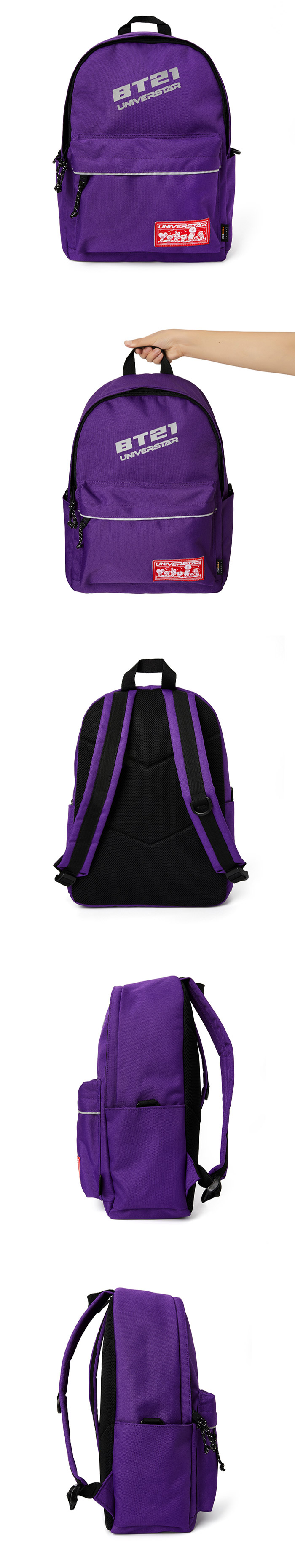 BT21] BTS. Line Friends Collaboration - Space Wappen Basic Backpack